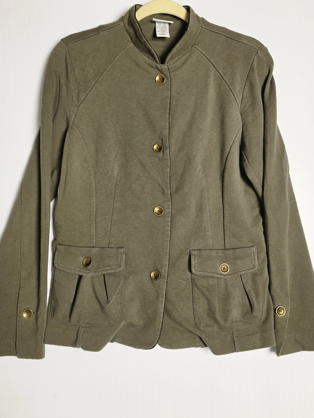 Jaclyn Smith Military-Style Button Blazer